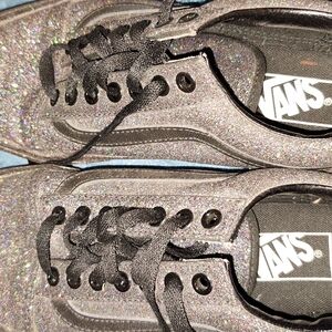 Vans Women's Glitter Sneakers - Black